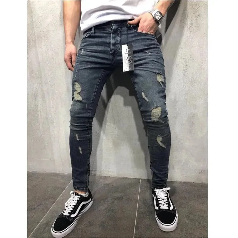 Latest Men's Jeans TrendsHip Hop Jeans Pants For Men