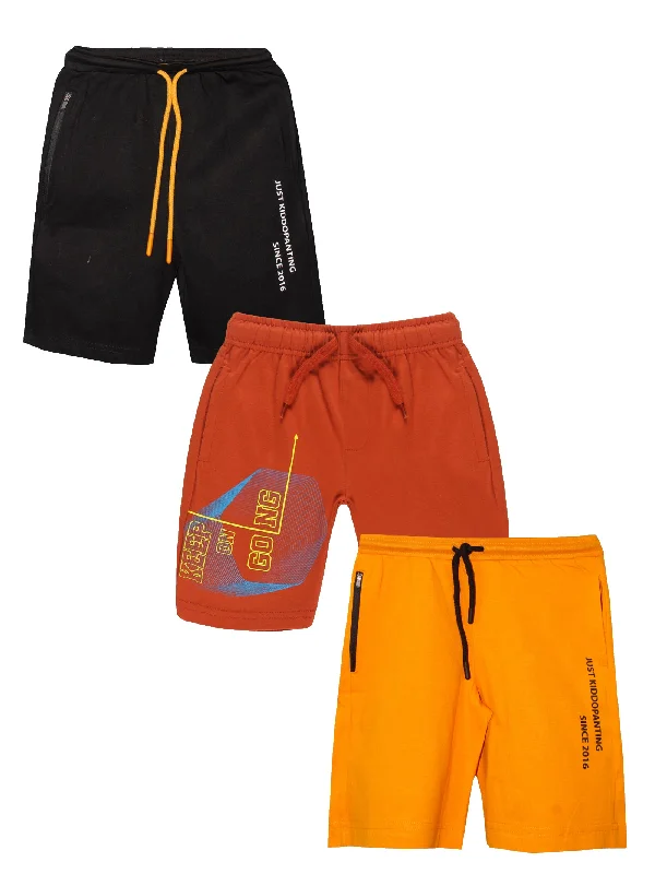 Durable and Tough Men's Work and Cargo ShortsBoys Knit Shorts Pack of 3