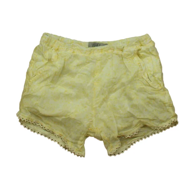 Cotton-Blend Men's Casual ShortsWheat Girls Yellow Floral Shorts