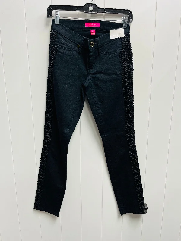 Men's Jeans with Stretch FabricJeans Designer By Lilly Pulitzer In Black, Size: 0