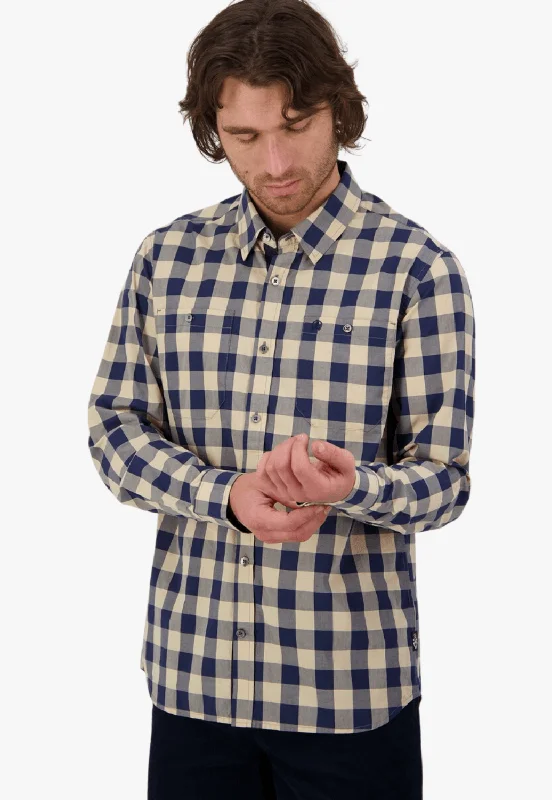 Men's Pocket T-Shirts for Added FunctionalitySwanndri Mens Matarangi Long Sleeve Shirt