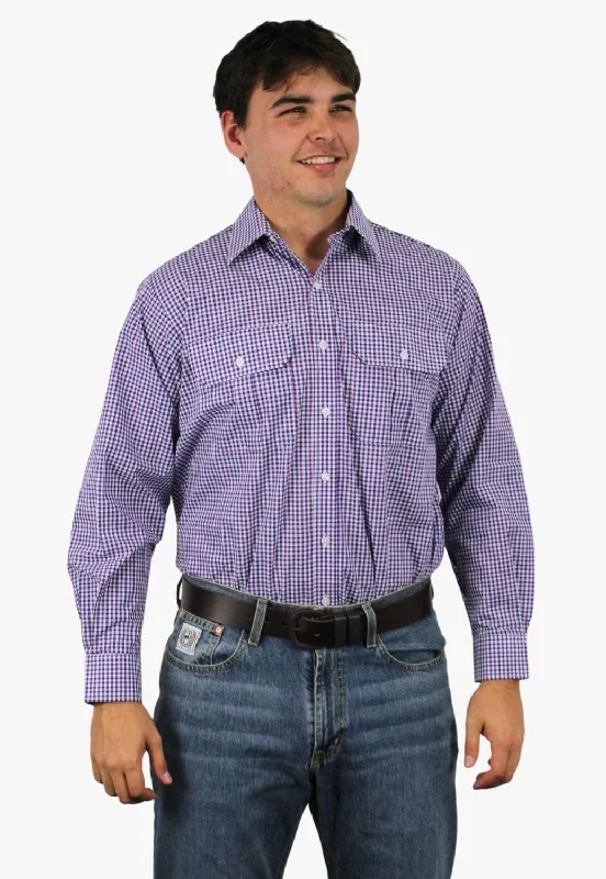 Men's Performance Fabric Shirts for All-Day ComfortCountry Tradition Mens Long Sleeve Shirt