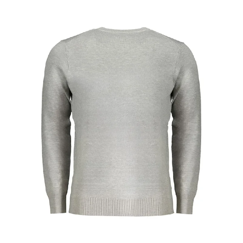 Men's Sweaters with Thumbholes in SleevesNorway 1963 Gray Wool Men Men's Sweater