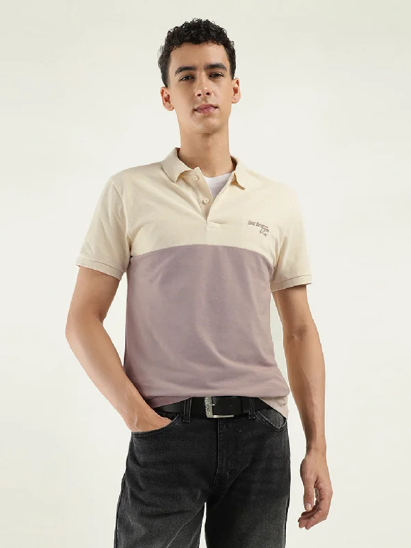 Men's Shirts with Pleated HemlinesMen's Colorblock Polo T-Shirt