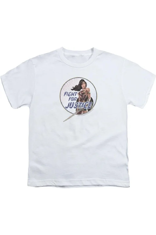 Men's Casual Shirts for Everyday WearWonder Woman Movie Fight For Justice Short Sleeve Youth Tee / T-Shirt Men's Casual Shirts for Everyday WearWonder Woman Movie Fight For Justice Short Sleeve Youth Tee / T-Shirt