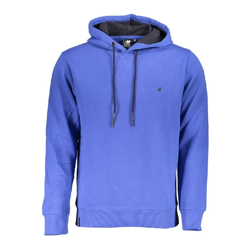 Essential Men's V-Neck SweatersU.S. Grand Polo Chic Hooded Sweatshirt with Embroidery Men's Detail