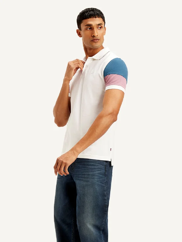 Men's Shirts with Floral PrintsMen's Colorblock Slim Fit Polo T-shirt