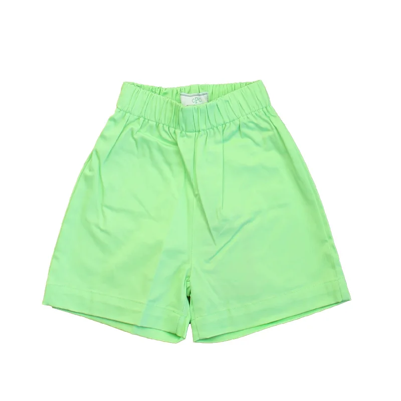 Elegant Men's Dress ShortsClassic Prep Boys Summer Green Shorts