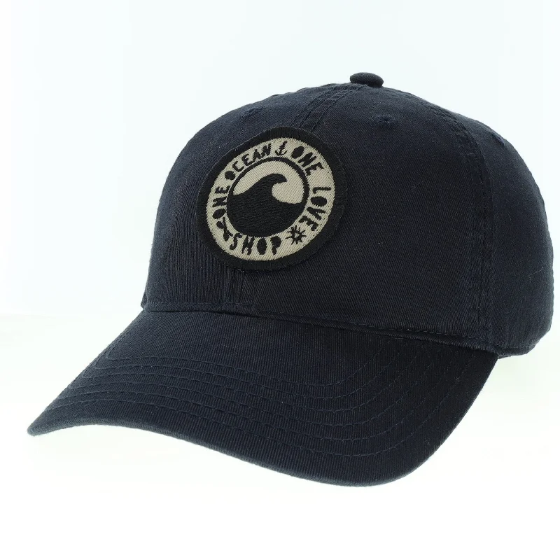 Wide-Brimmed Sun HatsOne Ocean Navy Dad Hat