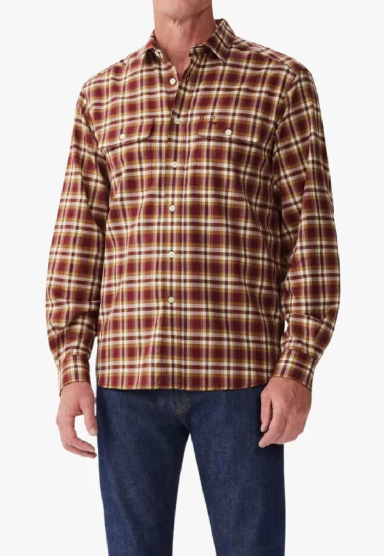 Men's Solid-Colored Shirts for VersatilityR.M. Williams Mens Classic 2PK Shirt