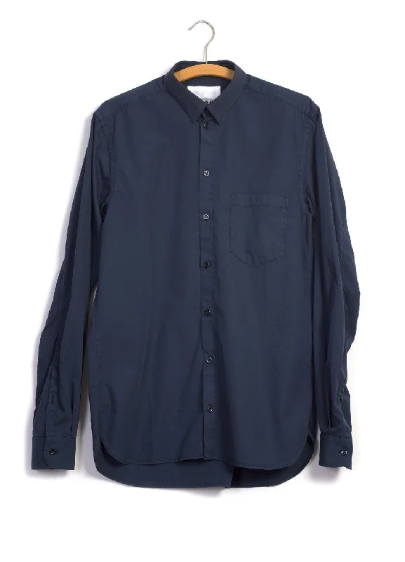 Men's Minimalist Shirts for a Clean LookHAAKON | Hidden Button Down Shirt | Sea