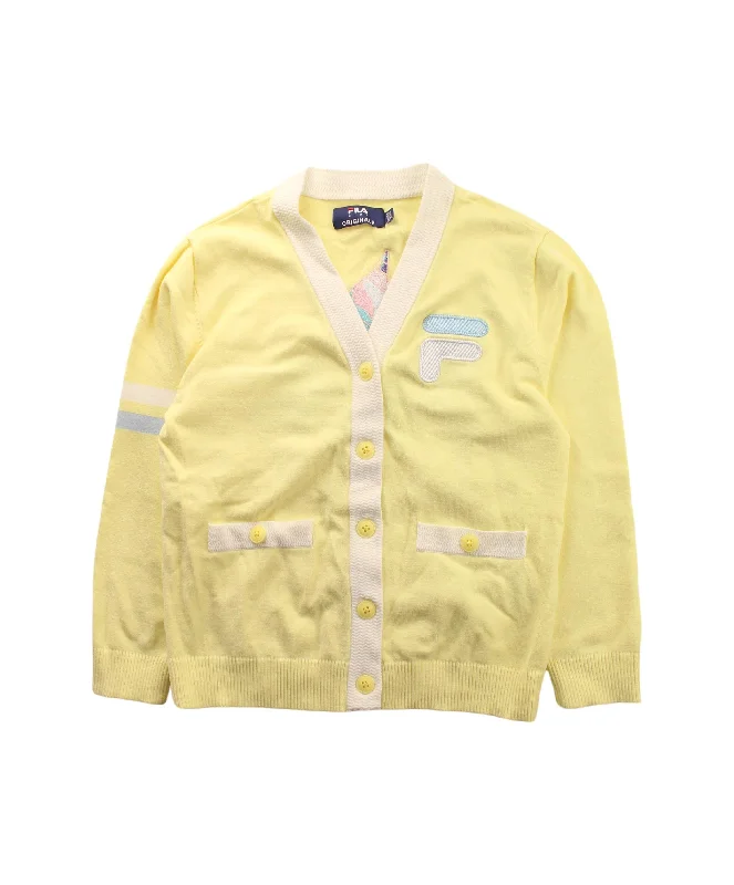 Men's Sweaters with Roll-Neck DesignsFila Cardigan 7Y - 8Y