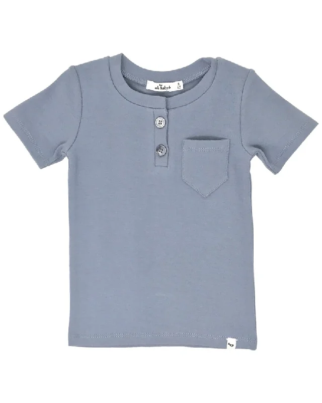 Men's Oxford Shirts for a Preppy Styleoh baby! Pocket Henley Shirt