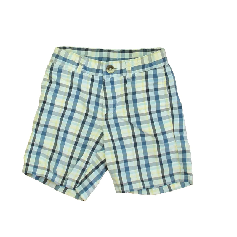 Dressy and Polished Men's Tailored Dress ShortsJanie and Jack Boys Blue Plaid Shorts