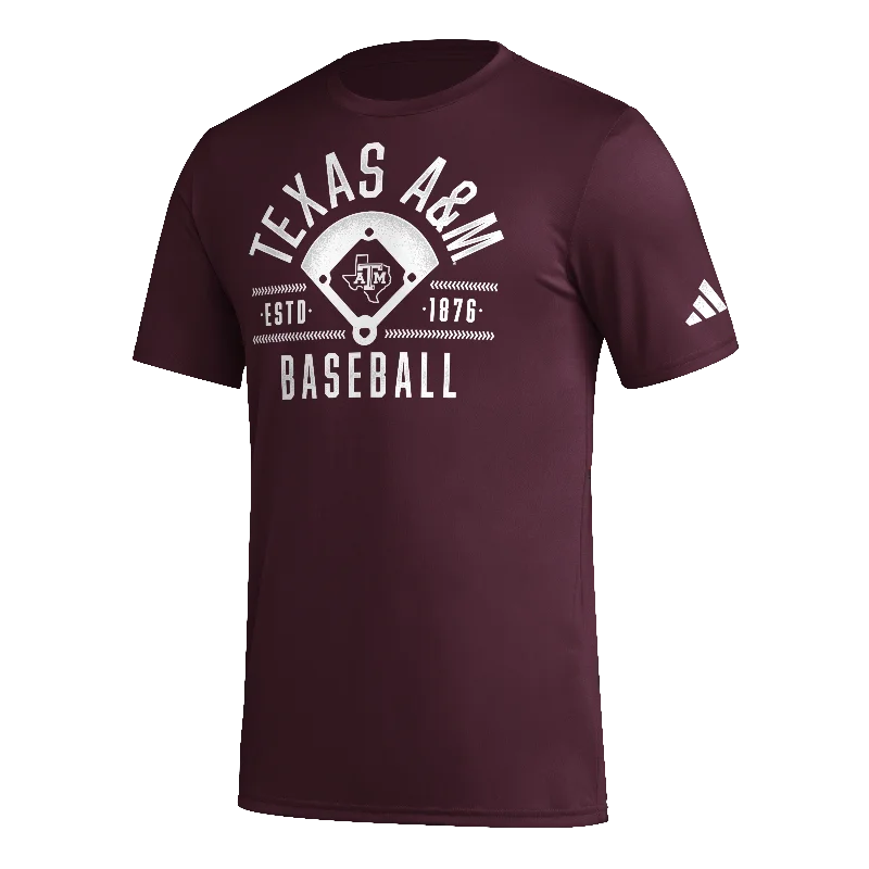 Men's Shirts with Animal PrintsTexas A&M Baseball Tee - 1876***