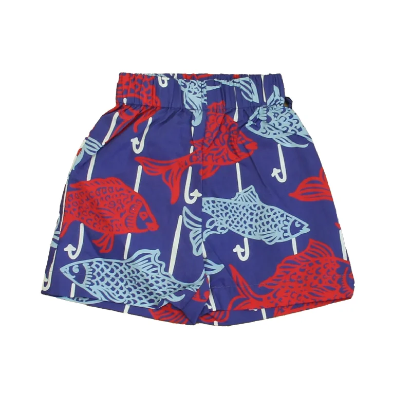 Relaxed and Comfortable Men's Casual ShortsClassic Prep Boys Fishy Fishy Shorts Size: 2-5T