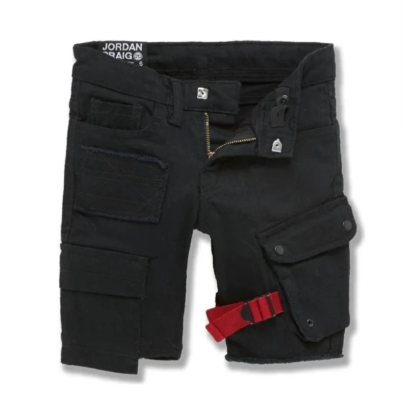 Tailored Men's Chino ShortsMen's Travis Cargo Shorts In Black
