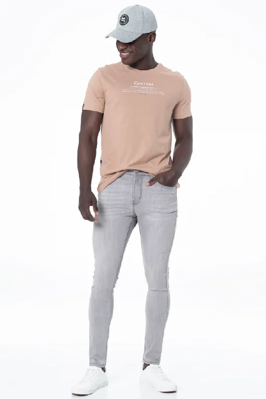 Fashionable Men's JeansRf10 Super Skinny Jeans _ 131321 _ Grey