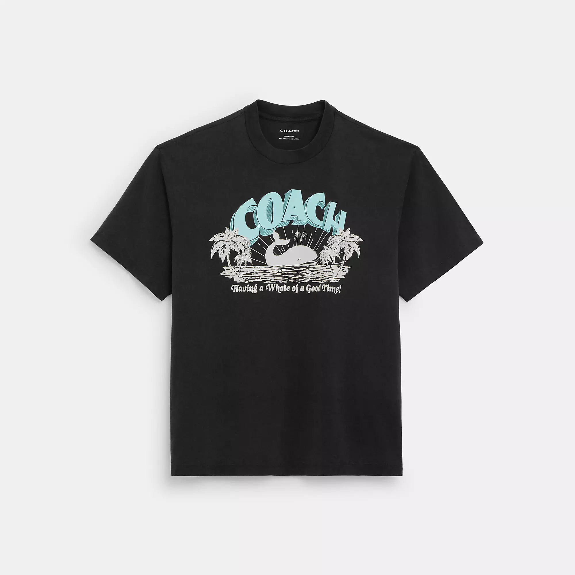 Men's Tab-Collar Shirts for a Crisp LookCoach Outlet Whale T Shirt In Organic Cotton