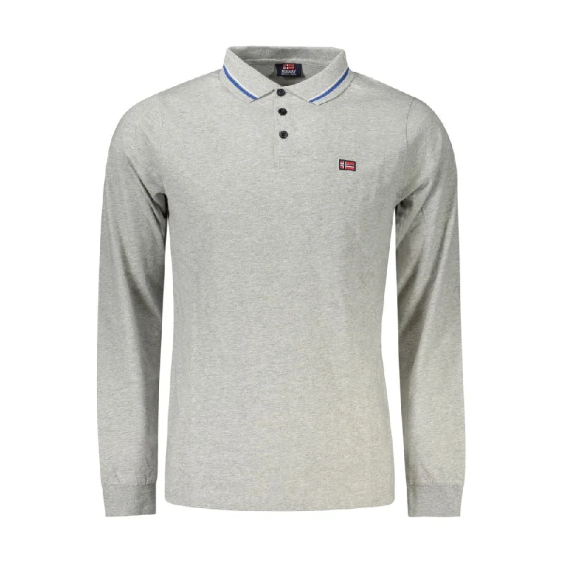 Men's Shirts with Zippered PocketsNorway 1963  Cotton Polo Men's Shirt