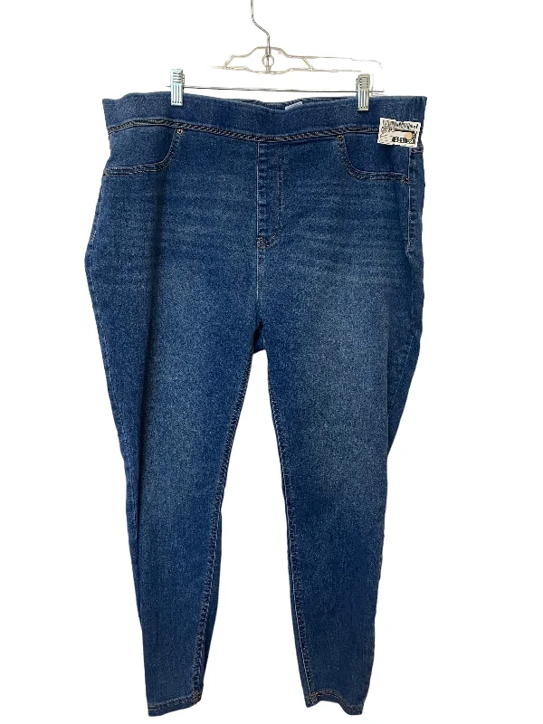 Slim-Fit Men's JeansBlue Jeans Skinny Terra & Sky, Size 1x