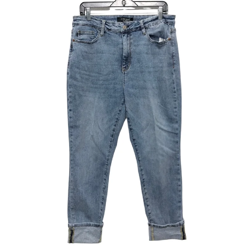 New Arrival Men's JeansJeans Boot Cut By Judy Blue In Blue Denim, Size:14