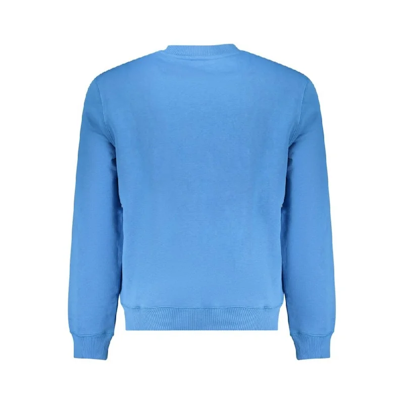 Men's Sweaters with Elastic WaistbandsNapapijri Light Blue Cotton Men's Sweater