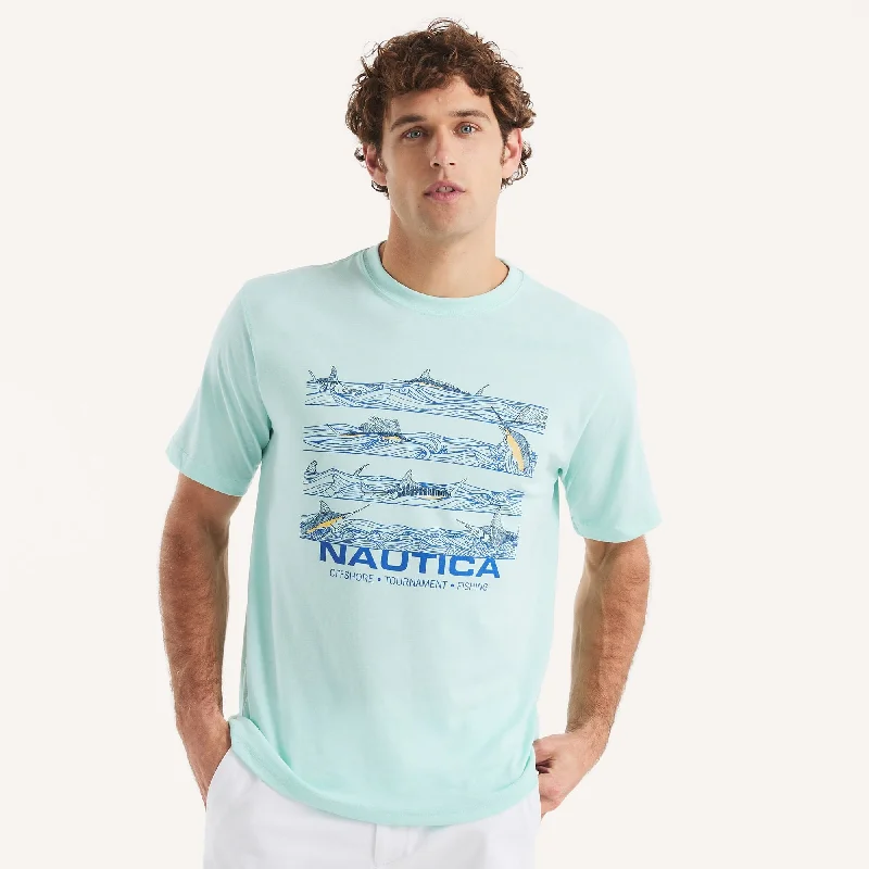 Men's Shirts with French CuffsNautica Mens Nautica Otf Graphic T-Shirt