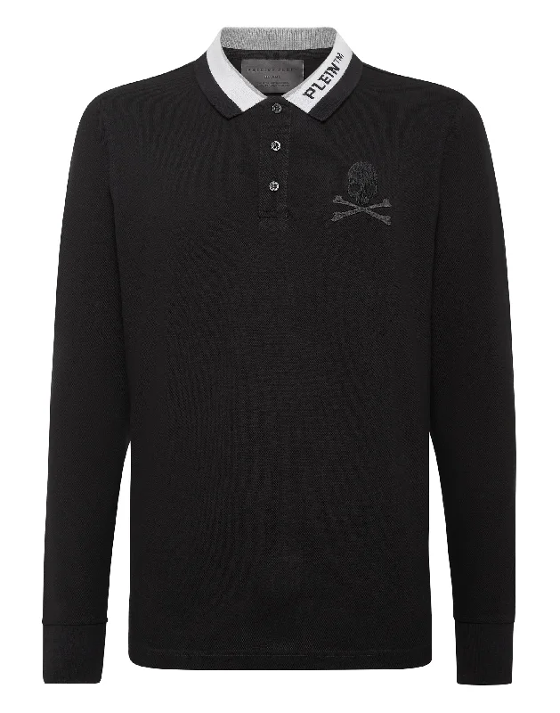 Men's Shirts with Ruffled HemlinesPolo shirt LS