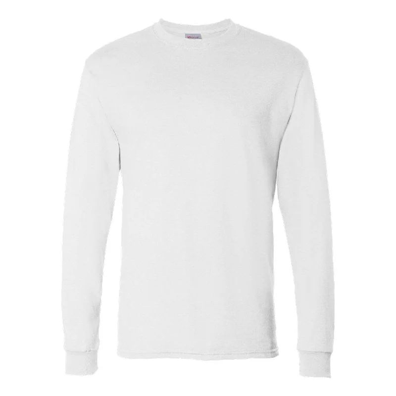 Men's Shirts with Abstract DesignsHanes Essential-T Long Sleeve T-Shirt