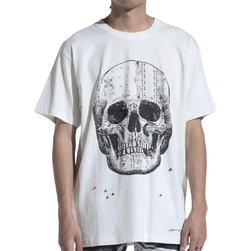 Men's Shirts with Appliquéd SleevesMen's Kingdom Tee In White