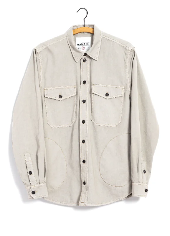 Layered Men's Henley ShirtsRUBEN | Casual Over Shirt | Natural