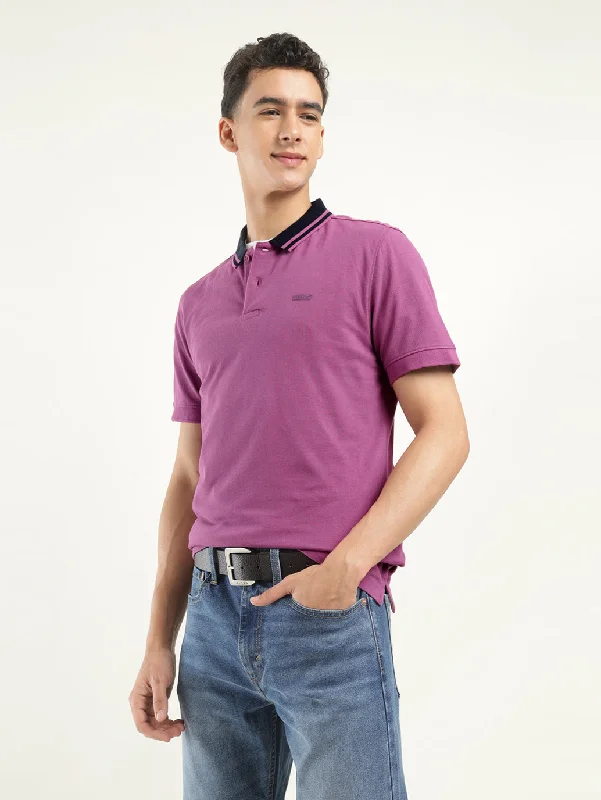 Classic Men's Button-Up ShirtsMen's Solid Polo T-Shirt