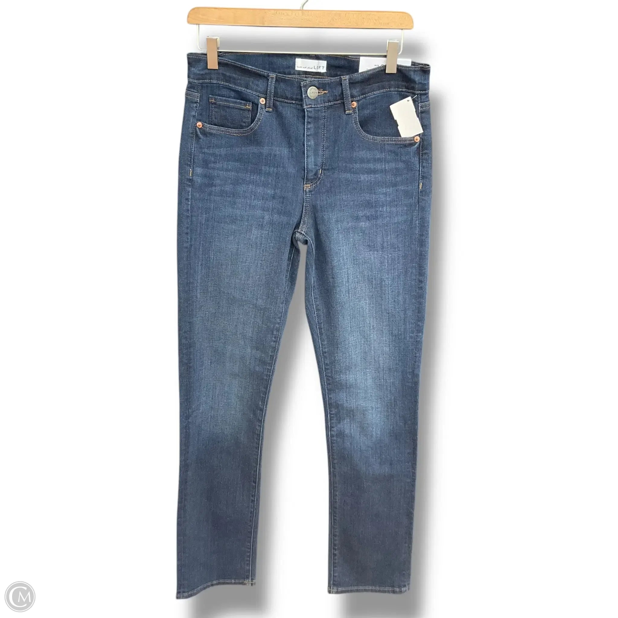 High-Waisted Men's JeansJeans Straight By Loft In Blue Denim, Size: 6