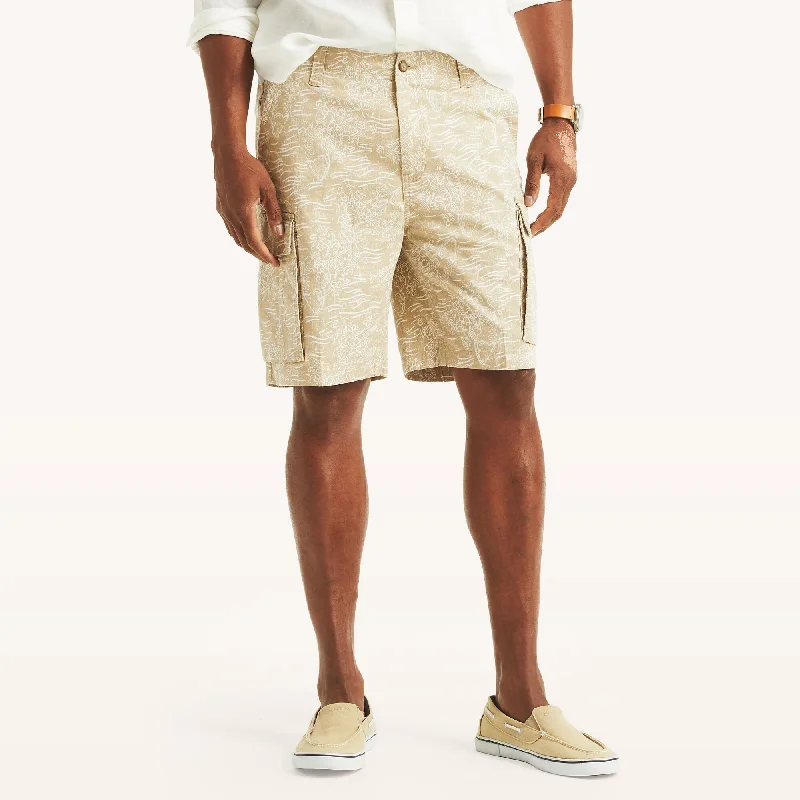 Men's Dressy and Polished Short Pants for Formal EventsNautica Mens Nautica Jeans Co. 9.5" Printed Cargo Short