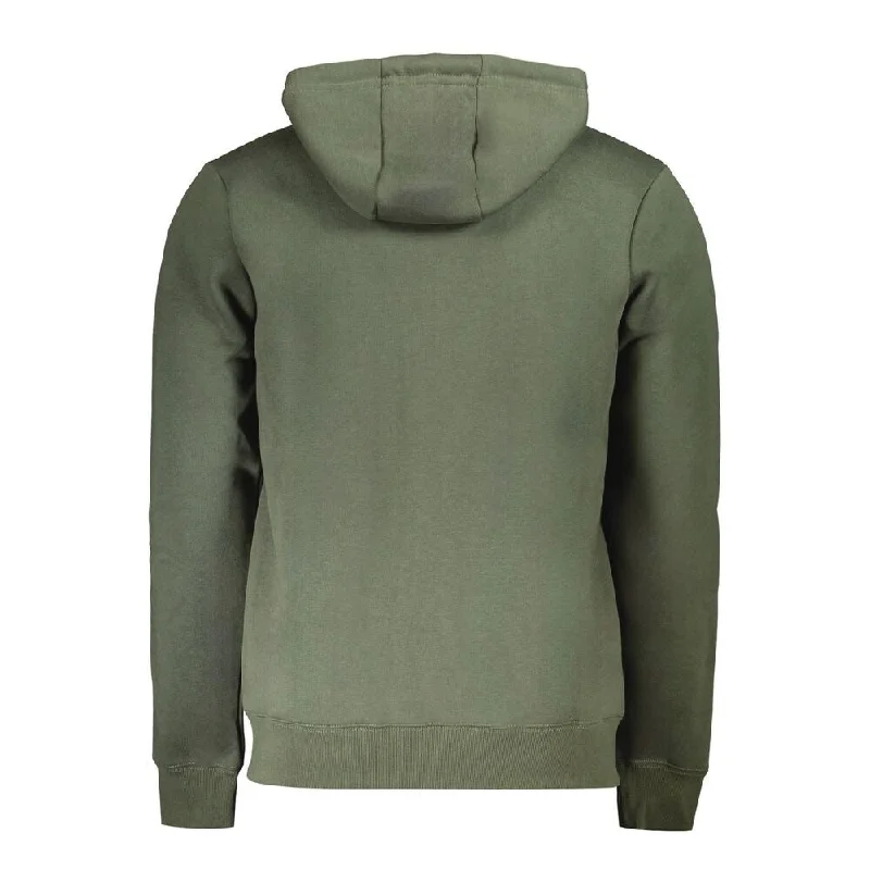 Men's Sweaters with Short SleevesNorway 1963 Green Cotton Men Men's Sweater