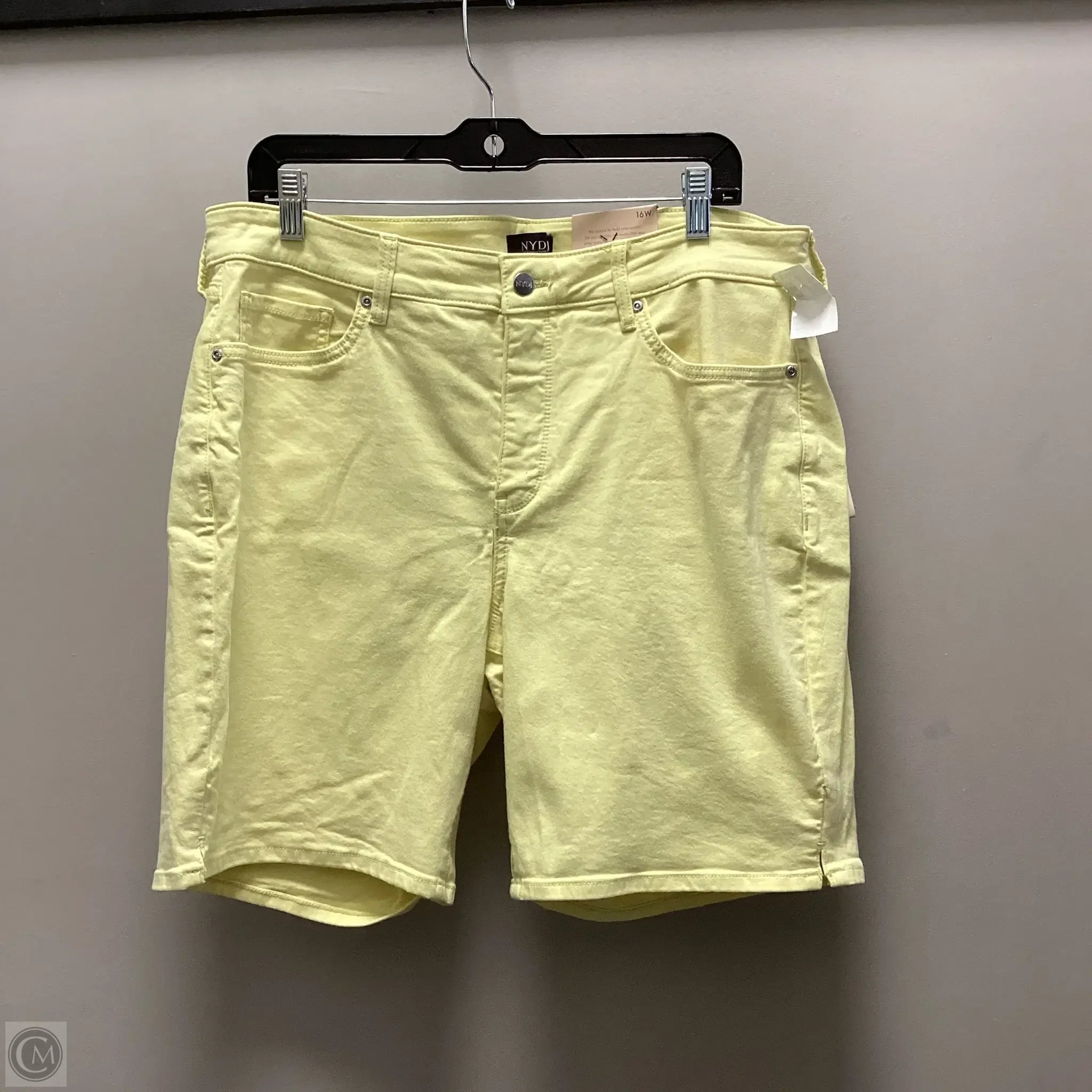 New Arrival Men's JeansShorts By Not Your Daughters Jeans In Yellow, Size: 16