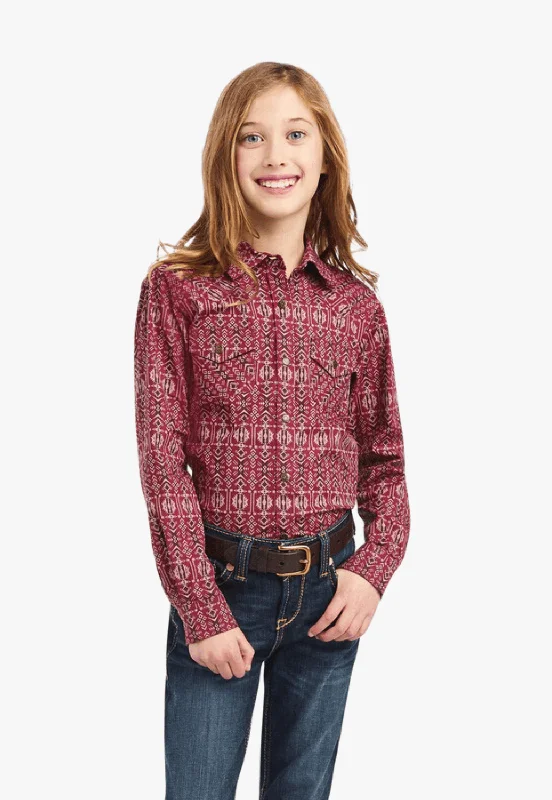 Men's Polo Shirts for Sports and Casual WearAriat Girls REAL Alma Snap Long Sleeve Shirt