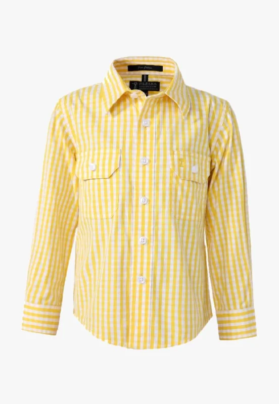Men's Skinny-Fit Shirts for a Trendy LookRitemate Kids Long Sleeve Check Shirt