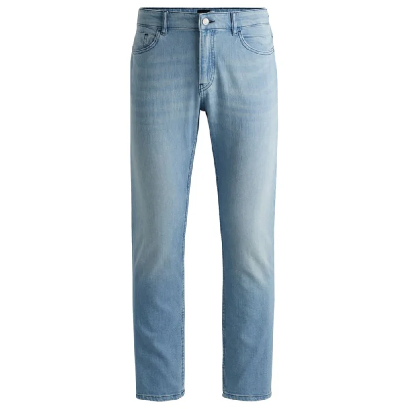 Stylish Men's JeansSlim-fit jeans in blue mechanical-stretch denim