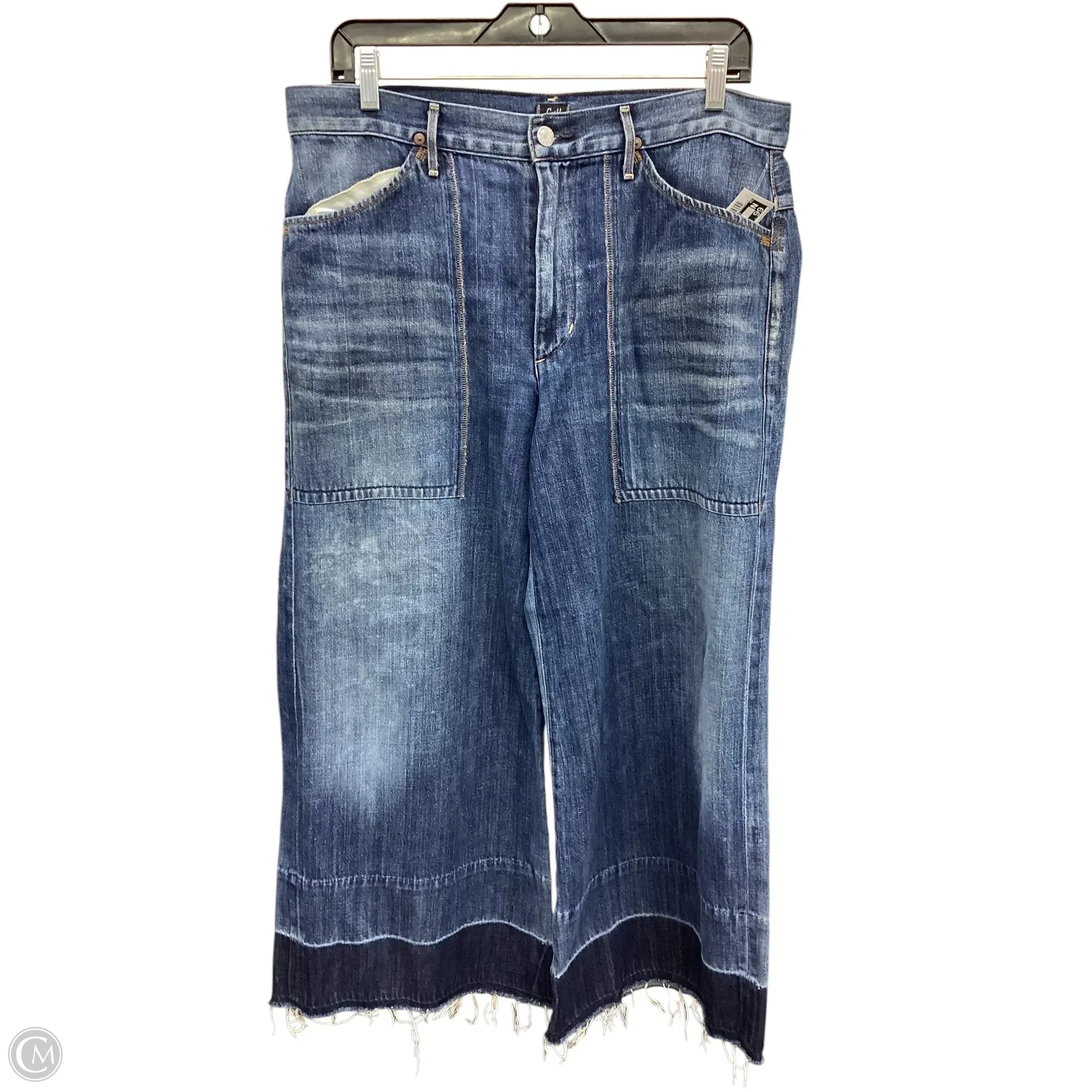 Unique Men's Jeans DesignsJeans Wide Leg By Citizens Of Humanity In Blue Denim, Size: 10