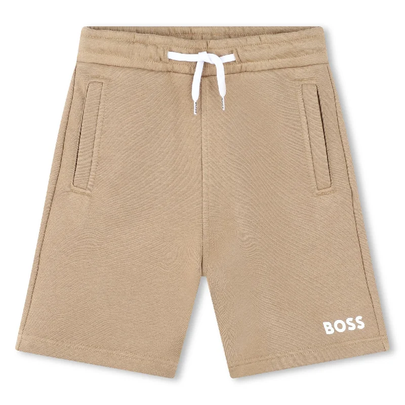 Men's Chino Shorts with a Tailored and Dressy FitBrown Logo Shorts