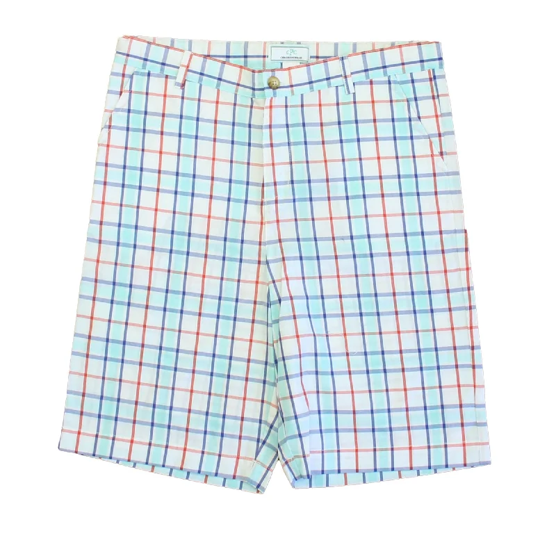 Men's Patterned Bermuda Shorts for FunClassic Prep Boys Surfs Up Plaid Shorts Size: 6-14 Years