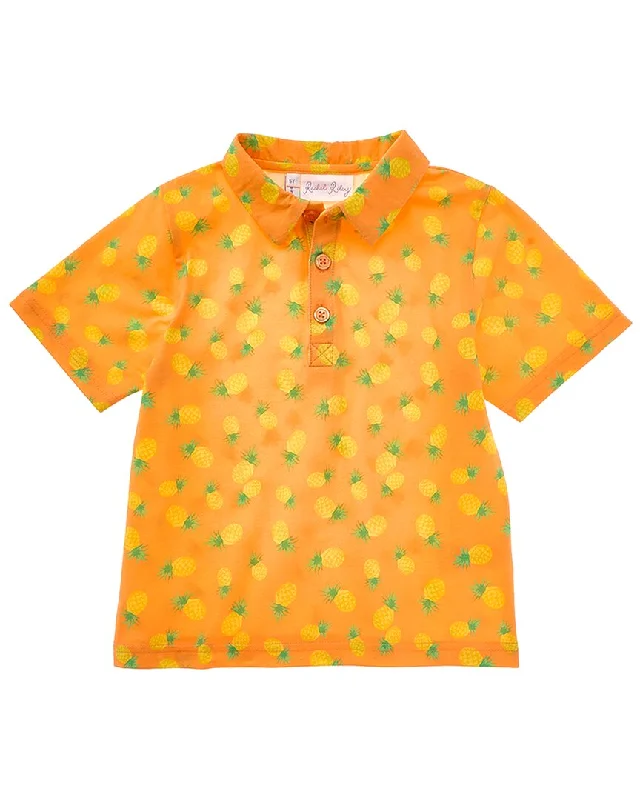 Men's Shirts with Adjustable HemlinesRachel Riley Pineapple Polo Shirt
