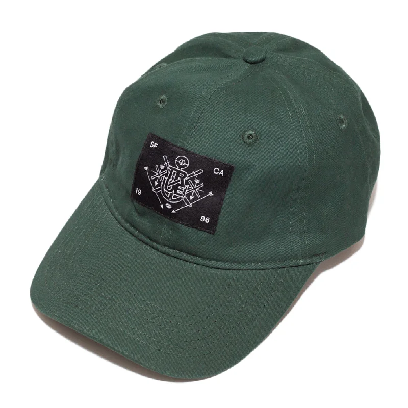 Funky Bucket CapsTrue Burning Bridges Dad Hat Green