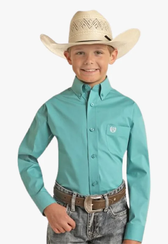 Men's Bold-Color Shirts for a Statement PiecePanhandle Boys Button Down Long Sleeve Shirt