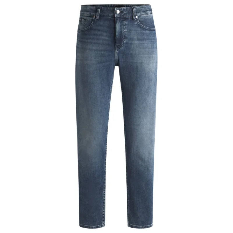 Fashionable Men's JeansMaine regular-fit jeans in super-soft blue denim