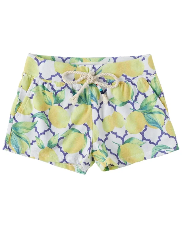 Cool and Crisp Men's Summer Linen and Cotton ShortsSol Angeles Lemon Tree Flounce Short