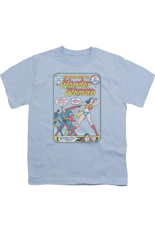 Men's Short-Sleeved ShirtsJustice League of America Wonder Woman #212 Cover Short Sleeve Youth Tee / T-Shirt