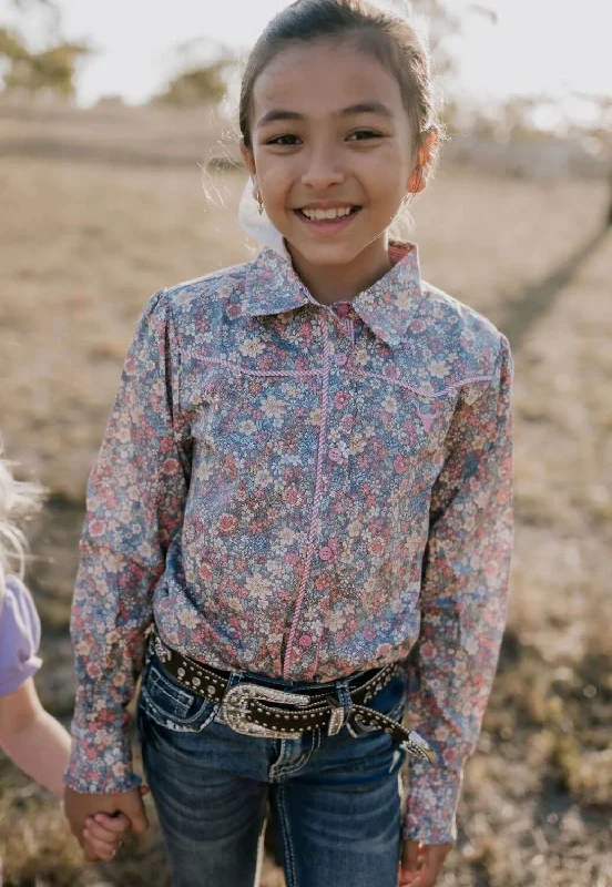 Men's Cowboy Shirts for Western StyleLittle Windmill Girls Montana Long Sleeve Shirt